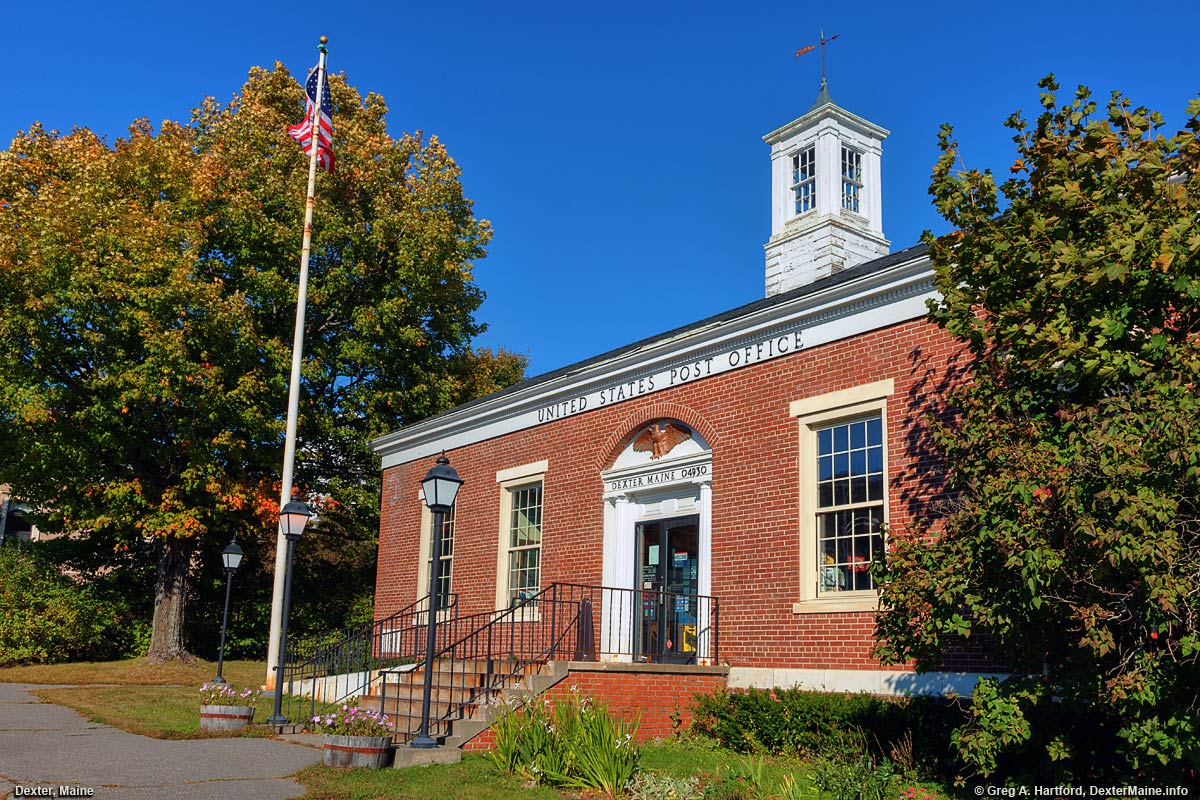 United States Post Office in Dexter, Maine
