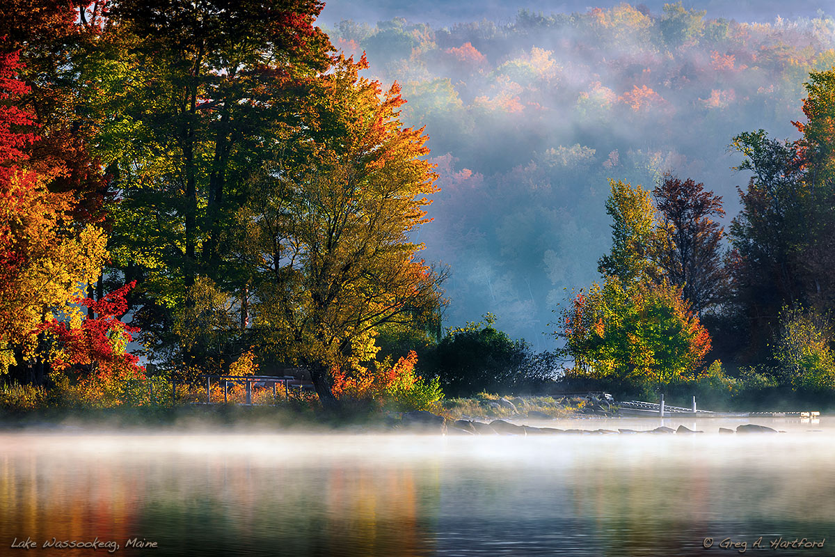 Maine Highlands Landscape at Lake Wassookeag