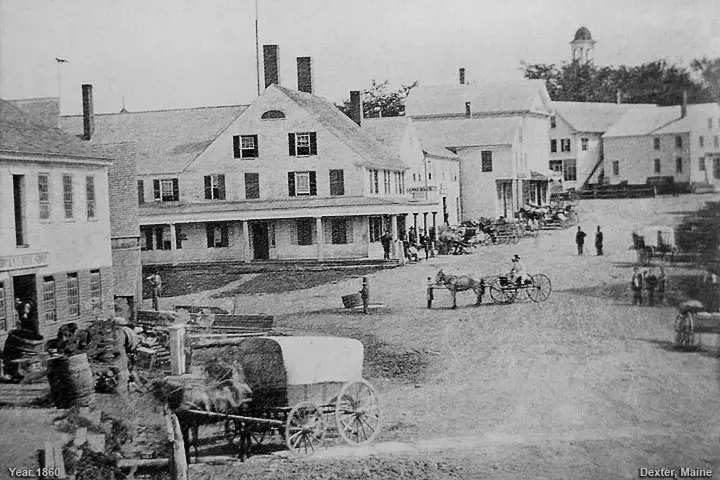 Dexter, Maine during the year 1860