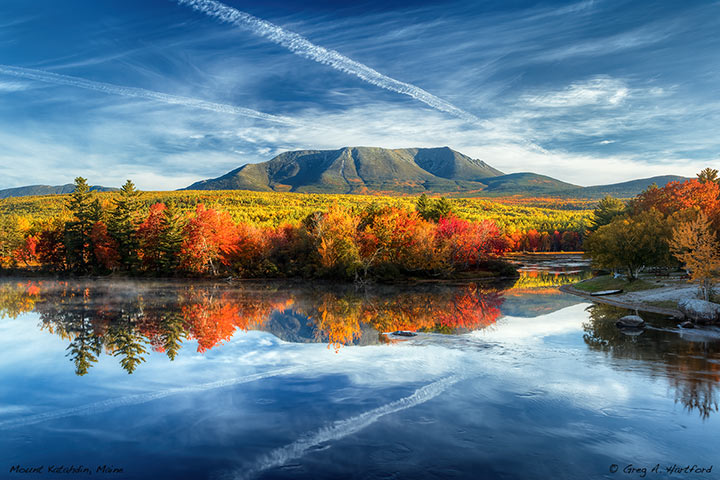 This image of Mount Katahdin was featured in the National Parks Conservation Book.